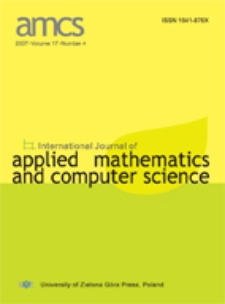 International Journal of Applied Mathematics and Computer Science (AMCS) 2007, volume 17, number 4
