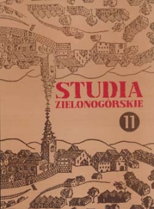 Studia Zielonog&oacute;rskie: tom XI