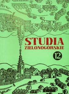 Studia Zielonog&oacute;rskie: tom XII