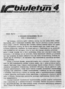 Biuletyn Niezależnego Zrzeszenia Studentów UJ, nr 8