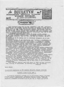 Biuletyn Niezależnego Zrzeszenia Studentów UMCS Lublin, nr 11 (czerwiec 1981)