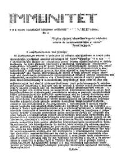Immunitet: niezależny biuletyn studencki UMK Toruń, nr 12 (30 maja 1981)