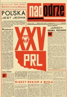 Nadodrze: dwutygodnik społeczno-kulturalny, nr 15 (19 lipca - 1 sierpnia 1969)