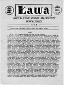 Ława: niezależne pismo młodzieży suwalskiej, nr 5 (sierpień1981 r.)