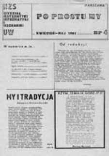 Po prostu my, nr 5 (październik 1981)