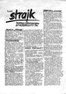 Strajk: biuletyn informacyjny, nr 4 (luty 1981)