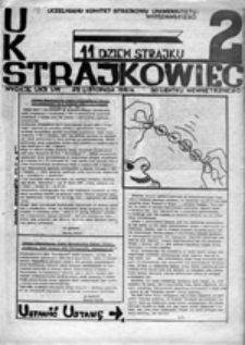 Strajkowiec, nr 1 (20 listopada 1981 r.)