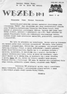 Węzeł: Niezależne Pismo Młodych Robotnik&oacute;w, nr 1 (20.1.81)