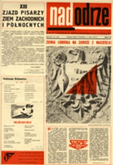 Nadodrze: dwutygodnik społeczno-kulturalny, nr 9 (26 kwietnia - 9 maja 1970)