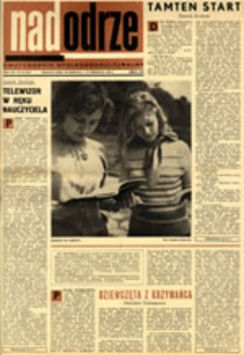 Nadodrze: dwutygodnik społeczno-kulturalny, nr 18 (30 sierpnia-12 września 1970)