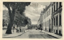 Kostrzyn Stare Miasto / Cüstrin - Altstadt; Berlinerstraße mit Tor