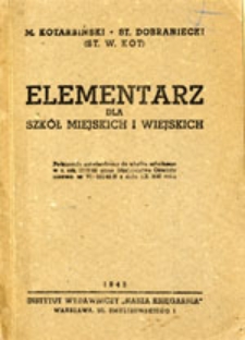Elementarz dla szkół miejskich i wiejskich
