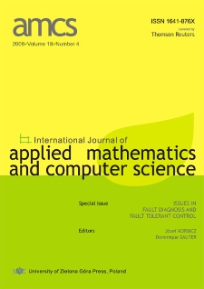 International Journal of Applied Mathematics and Computer Science (AMCS) 2008, volume 18, number 4