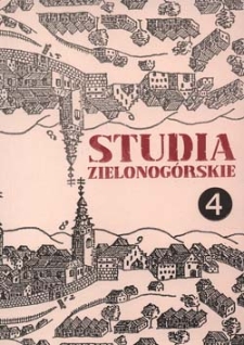 Studia Zielonogórskie: tom IV