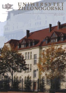 Uniwersytet Zielonogórski, 2008, nr 8 (listopad)