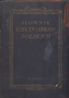 Słownik rzeczy i spraw polskich