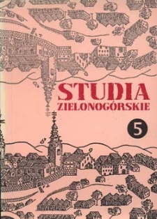 Studia Zielonog&oacute;rskie: tom V