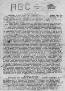 ABC: pismo student&oacute;w Uniwersytetu Gdańskiego, nr 3 (luty 1987)