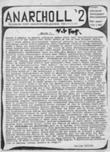 Anarcholl: naoliwione pismo anarchistyczne, nr 4 (styczeń 1990)