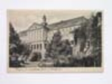 Głogów / Glogau; Justizgebaude, Partie im Wallgarten