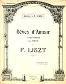 Réves d'Amour: 3 nocturnes pour Piano