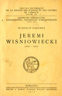 Jeremi Wiśniowiecki: (1612-1651)