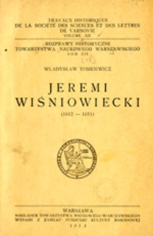 Jeremi Wiśniowiecki: (1612-1651)