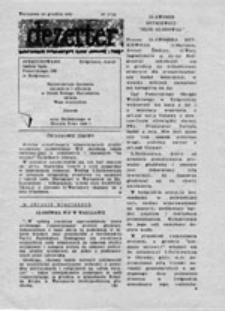 Dezerter: dwutygodnik informacyjny Ruchu "Wolność i Pokój", nr 8 (3.01.1988)