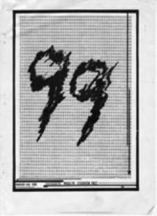 99 [dziewięćdziesiąt dziewięć]: nieregularny magazyn student&oacute;w PWST, kwiecień-maj 988