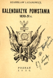 Kalendarzyk powstania : 1830-31 r.