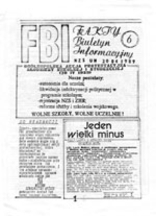 FBI: "Fakty" Biuletyn Informacyjny, nr 8 (2.05.1989)