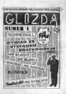Glizda: nieregularnik młodych Polak&oacute;w, nr 1