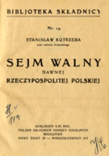 Sejm walny dawnej Rzeczypospolitej Polskiej