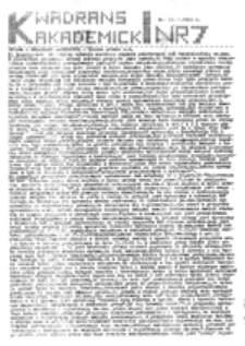 Kwadrans akademicki, nr 15 (28.11.1982)
