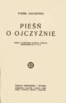 Pieśń o ojczyźnie