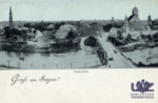 Żagań / Sagan; Gruss aus Sagan! Totalansicht