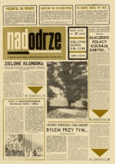 Nadodrze: dwutygodnik społeczno-kulturalny, nr 17 (25.VIII.-7.IX.1974)