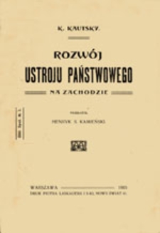 Rozwój ustroju państwowego na zachodzie