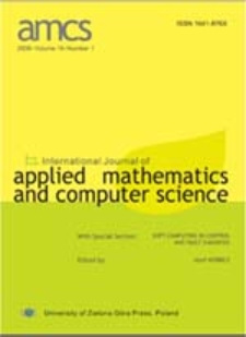 International Journal of Applied Mathematics and Computer Science (AMCS) 2010, volume 20, number 3