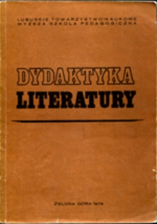 Dydaktyka Literatury, t. 3