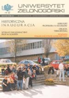 Uniwersytet Zielonogórski, 2001, nr 2 (listopad)