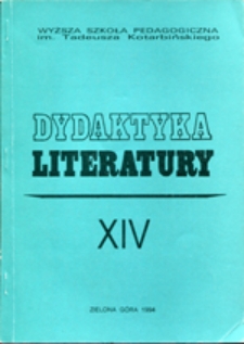 Dydaktyka Literatury, t. 14
