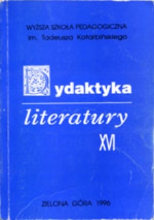 Dydaktyka Literatury, t. 16