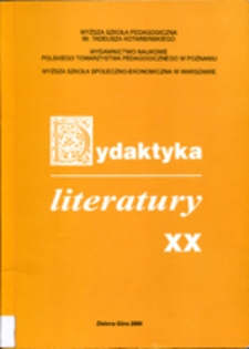Dydaktyka Literatury, t. 20