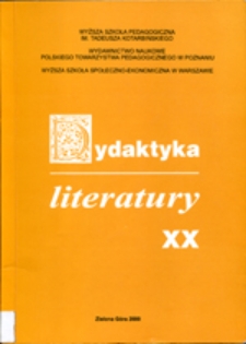 Dydaktyka Literatury, t. 20