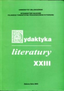 Dydaktyka Literatury, t. 23