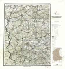 Mapa województwa zielonogórskiego