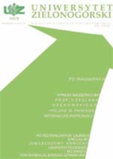 Uniwersytet Zielonogórski, 2003, nr 9 (listopad)