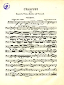 Quartett c moll für Pianoforte, Violine, Bratsche und Violoncell, Op. 60 - bratsche