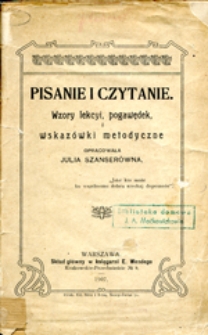 Pisanie i czytanie: wzory lekcyi, pogawędek, i wskazówki metodyczne